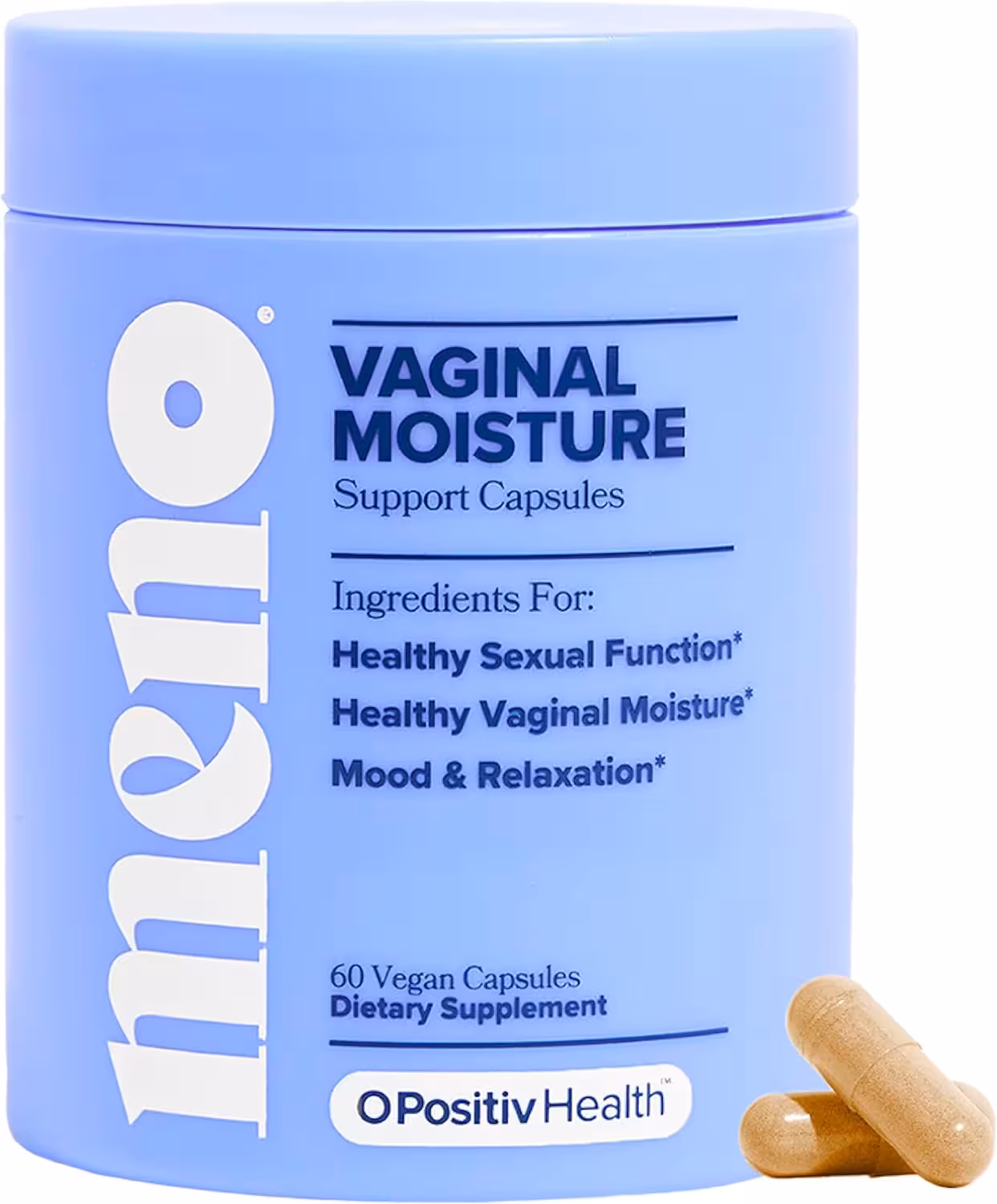 MENO vaginal moisture support capsules bottle